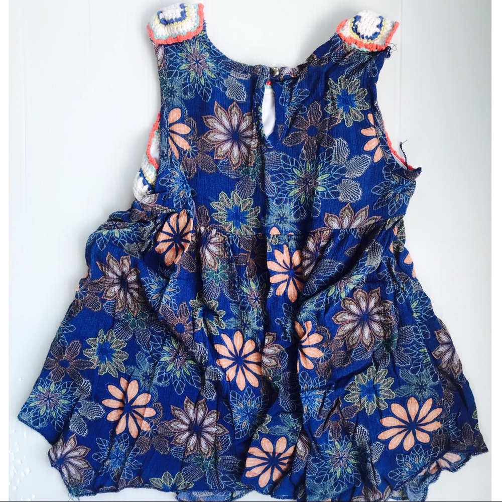 Girls Art Class sz 4/5 crochet boho dress - Picture 3 of 4